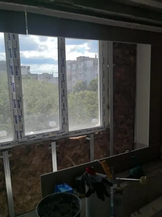 Усвояване на тераса, обръщане на дограма — Трошево — снимка 2